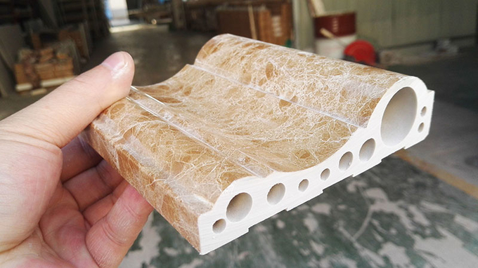 Камень машины PVC двойного винта искусственный мраморный делая пластиковый SGS 1 производственной линии листа